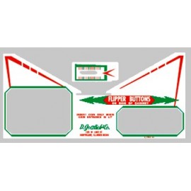 Décal d'apron flipper Gottlieb Canada Dry