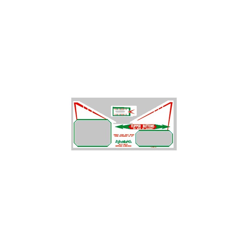 apron sticker for Gottlieb Canada dry