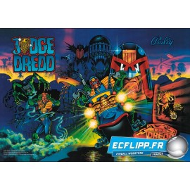 Acrylic Backglass Judge Dredd