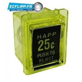Buton rejet pièces Jaune pour porte type Stern 42-0517-05