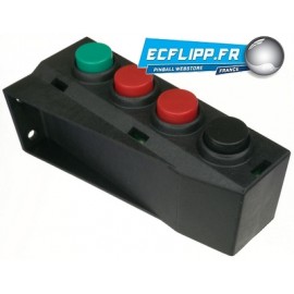 Coin doon 4 buttons service assembly