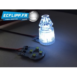 Led de star post blanc froid (la paire)