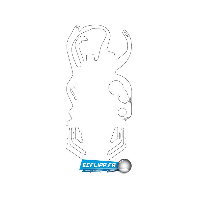 Playfield protector Godzilla Premium Stern