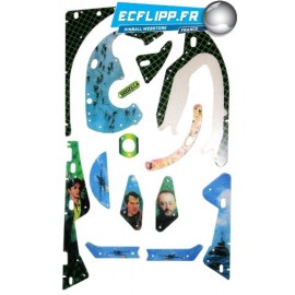 Godzilla Sega plastic set 830-5949-xx