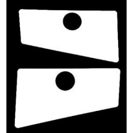 Mylar transparent de protection de boutons de flip