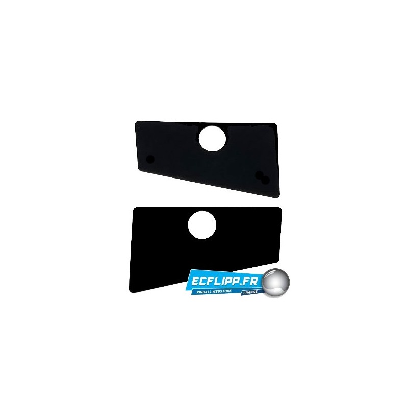 Mylar noir brillant de protection de boutons de flip