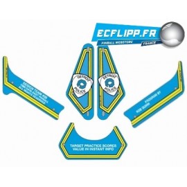 Kit décor partiel Robocop 400-0061-00 Data-East 5 pces