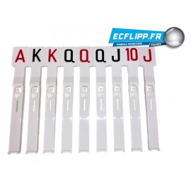 Gottlieb Royal Flush Drop target set