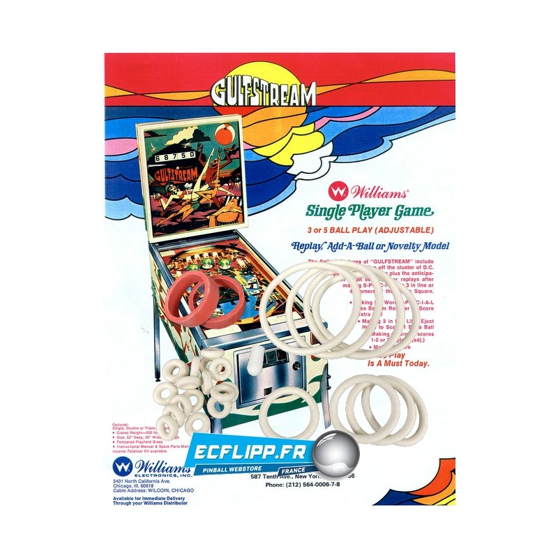 Kit caoutchoucs Gulfstream Williams 1972