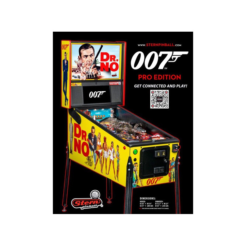 Rubber set for 007 pro STERN Pinball