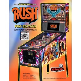 Rubber set for Rush pro STERN Pinball