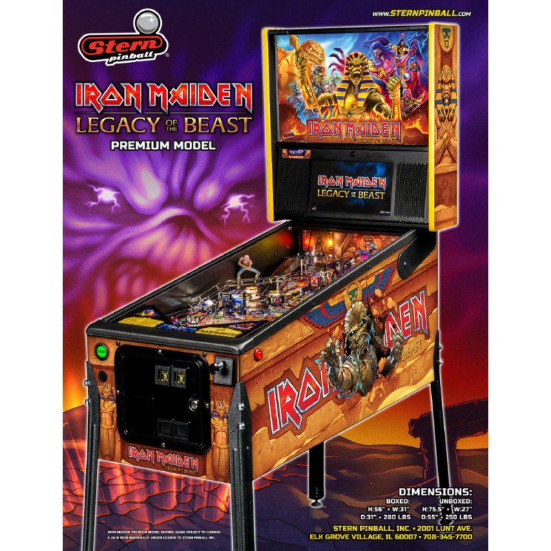 Rubber kit for Iron Maiden Premium/LE STERN Pinball