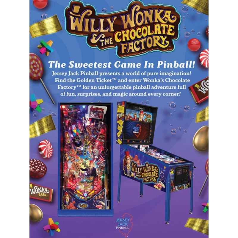 silicone Rubber kit for  Willy Wonka Jersey Jack Pinball