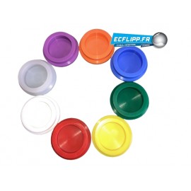 Set de 4 Caoutchouc de vérin silicone en couleur