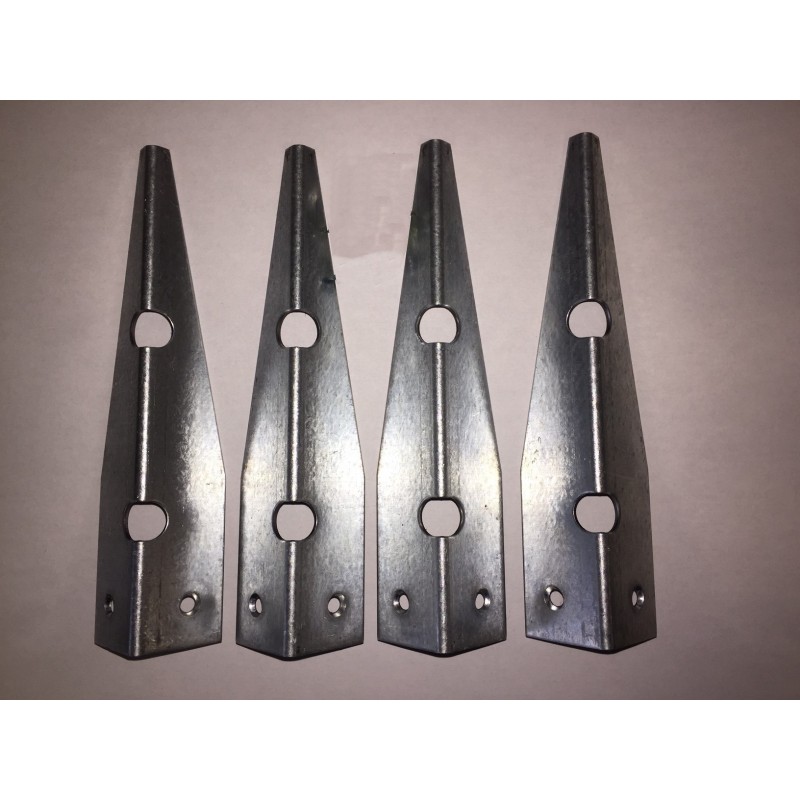 Protecteur de caisse métal set de 4 protection pour flipper