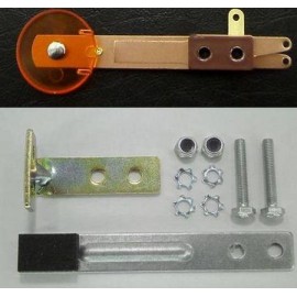 Round target : translucent orange