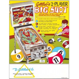 Kit décors HOT SHOT / BIG SHOT C14607 Gottlieb