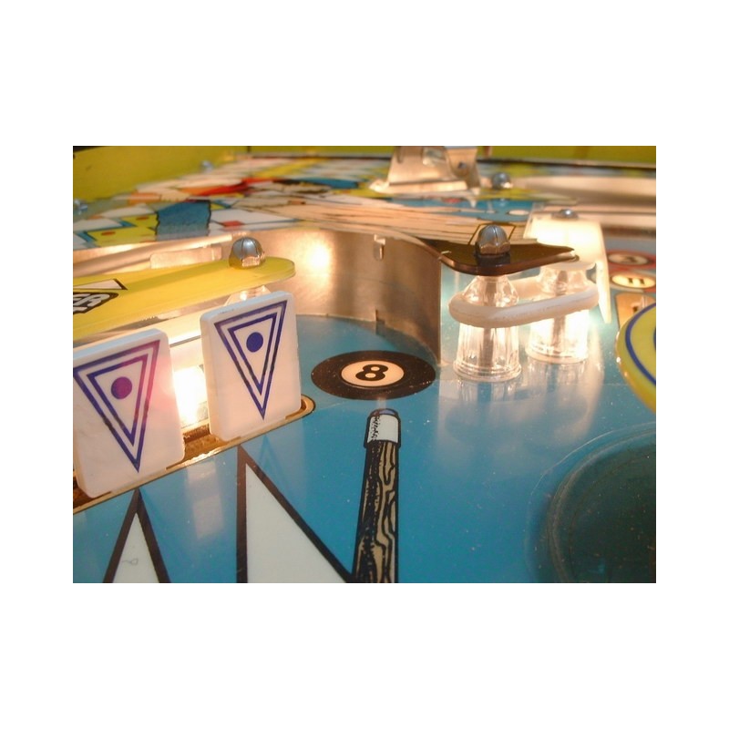 set of 7 drop target RACK EM UP originales Gottlieb