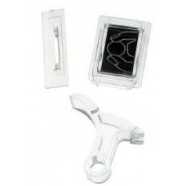 Kit de conversion de bouton de pièce transparent type stern