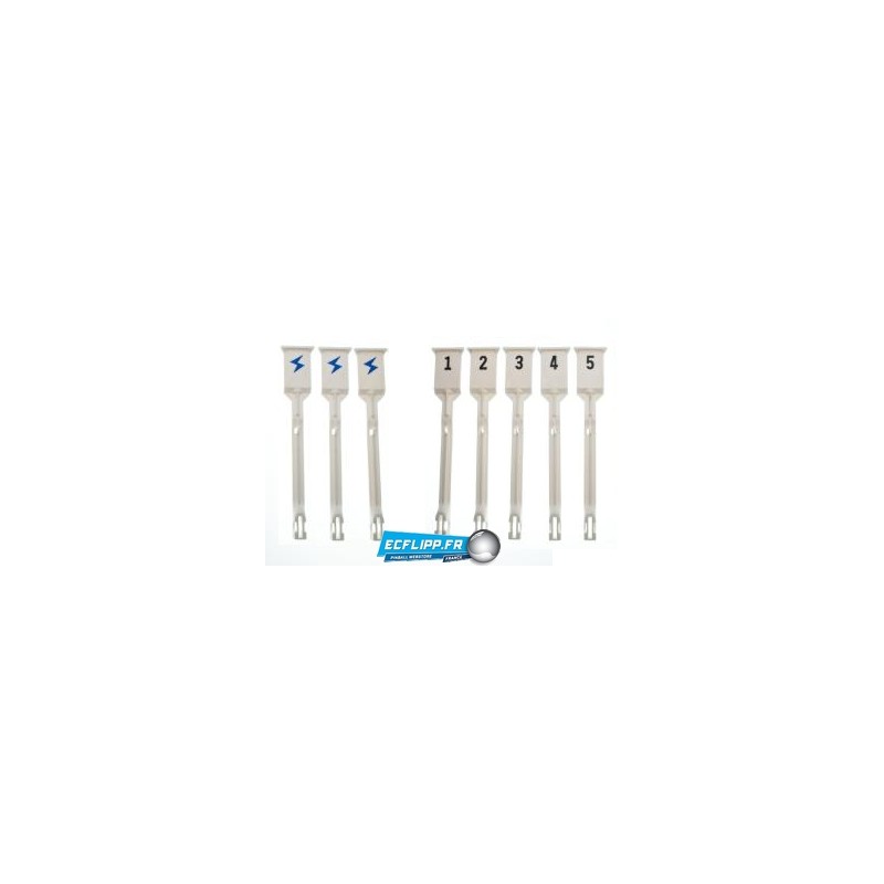 Set de 8 cibles tombantes FLIGHT 2000 Stern