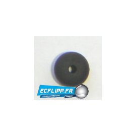 7/16" OD silicone noir  (mini post)