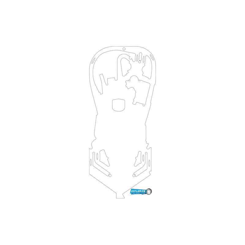 Playfield protector Iron Man Stern