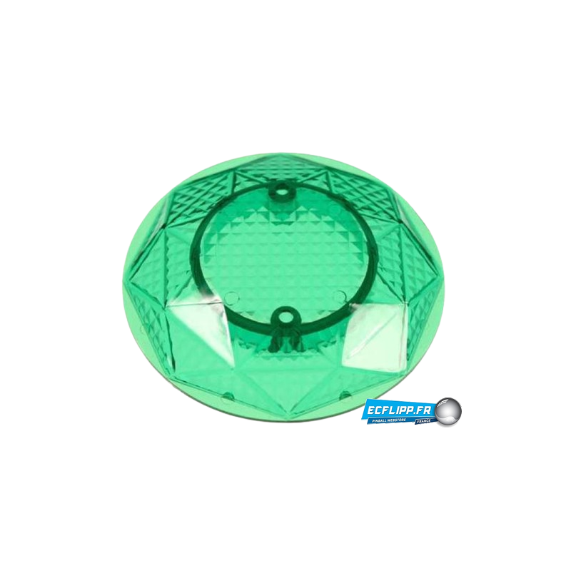 Chapeau de bumper 550-5057-04 vert trans Sega/Data East/Stern