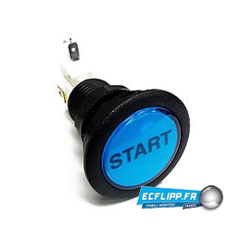 Bouton Start 1.5" Bleu