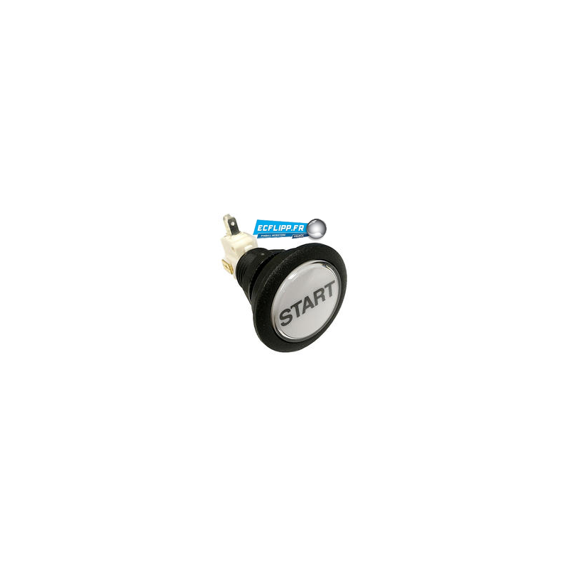 Bouton Start 1.5" Blanc