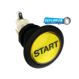 Bouton Start 1.5" Jaune