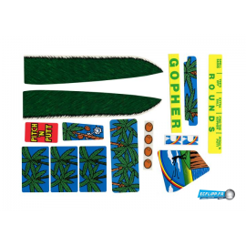 Décals set DL736 Tee'd off ( Gottlieb )