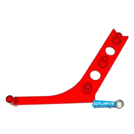 Lane guide Data East Sega Stern rouge