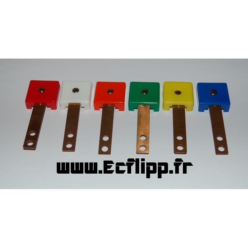 fixe carrée 3D COULEURS