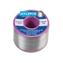 Rouleau de soudure 1.2 mm 60/40 (50g) etain