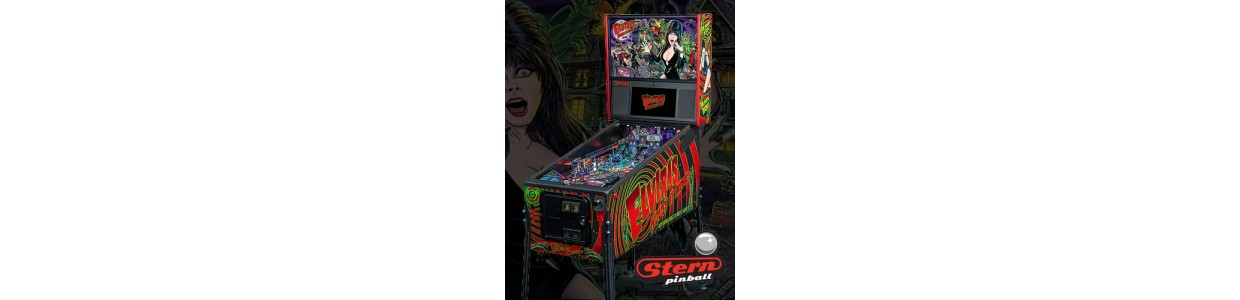 Flipper Elvira's Stern pinball, pièces pour entretien et réparation