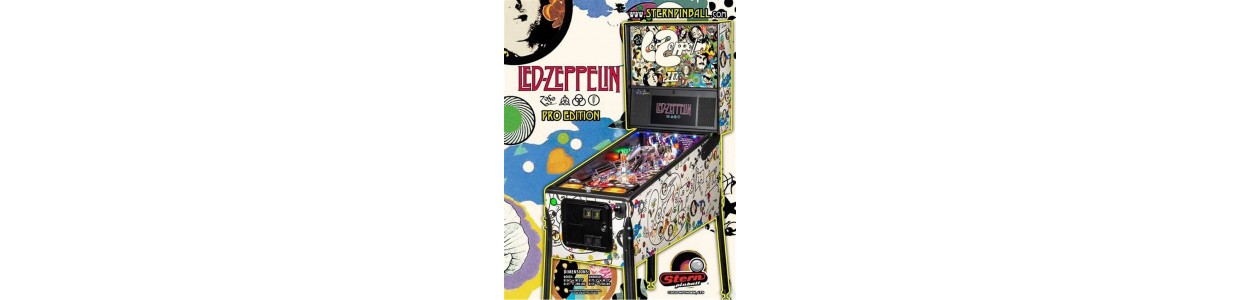 Flipper led zeppelin Stern pinball, pièces pour entretien et réparation