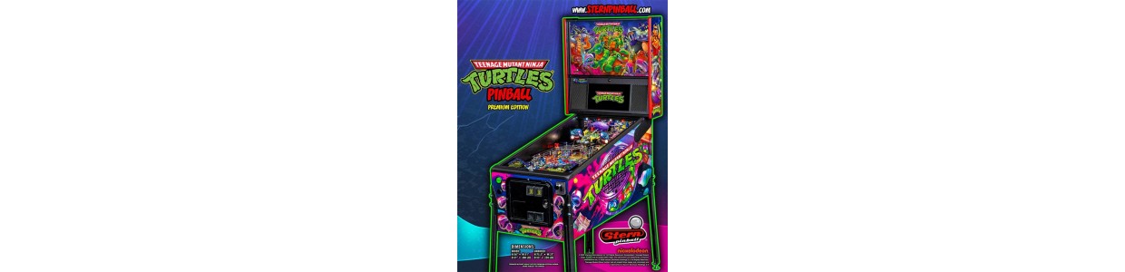 Flipper Tortues Ninja Stern pinball, pièces pour entretien et réparation